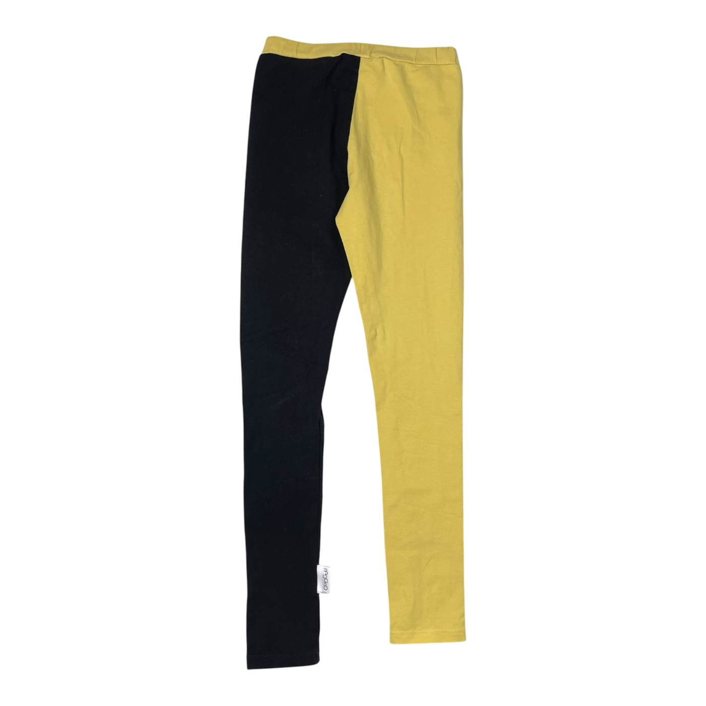 Gugguu block leggings, yellow/black | 122cm