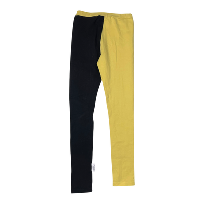 Gugguu block leggings, yellow/black | 122cm