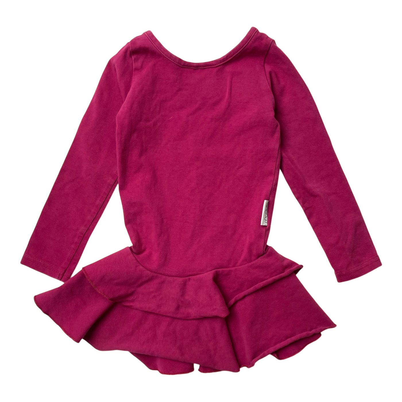 Gugguu frilla dress, fuchsia | 74cm