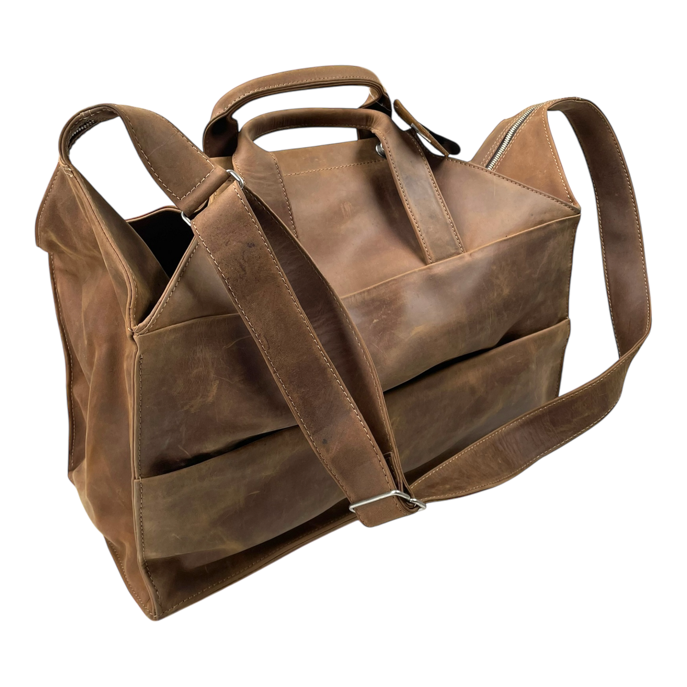 Harold's Bags ‭dothebag travel bag, mocha brown