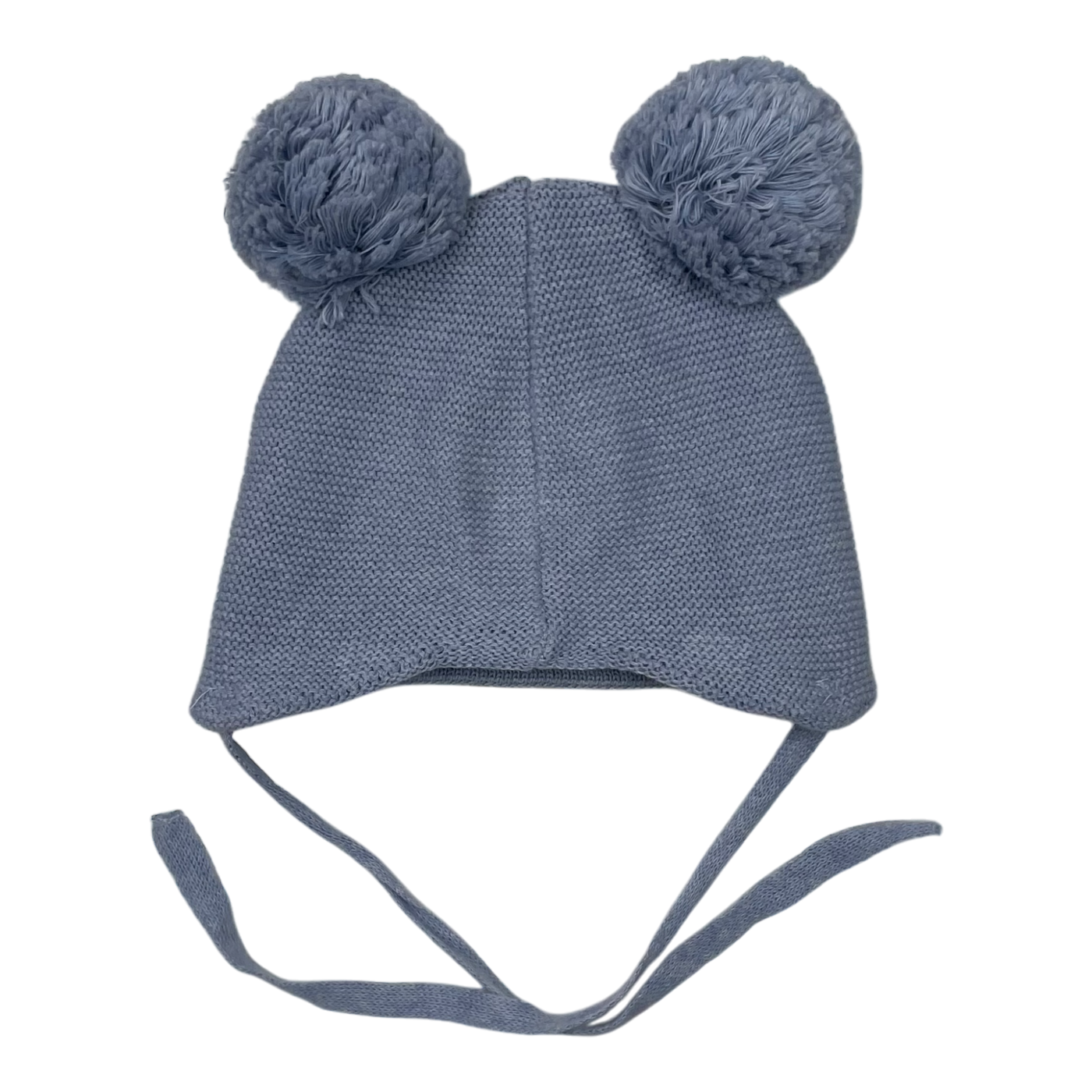 Metsola knitted cotton beanie, blue | 2-6m