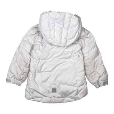 Reima down winter jacket, white | 128cm