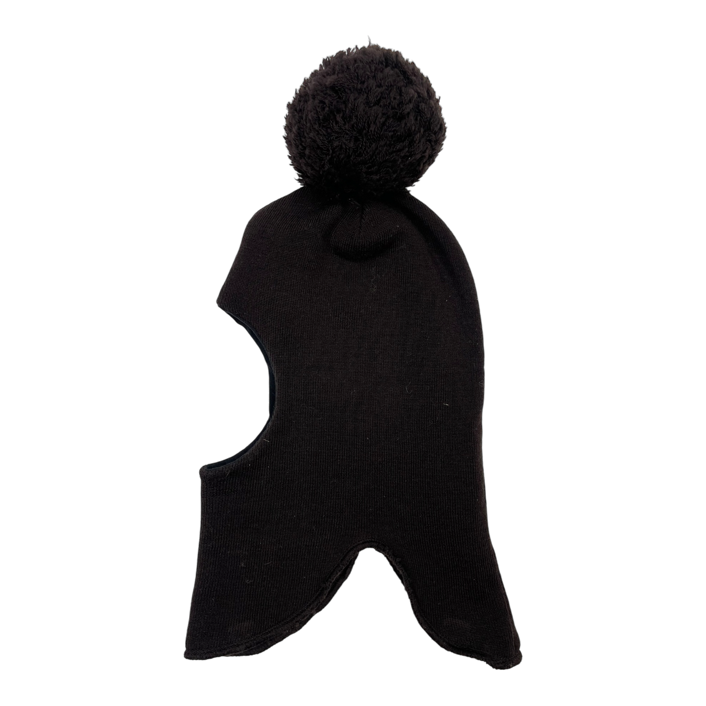 Mainio merino balaclava, dark brown | 3-5y