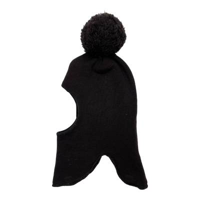 Mainio merino balaclava, dark brown | 3-5y