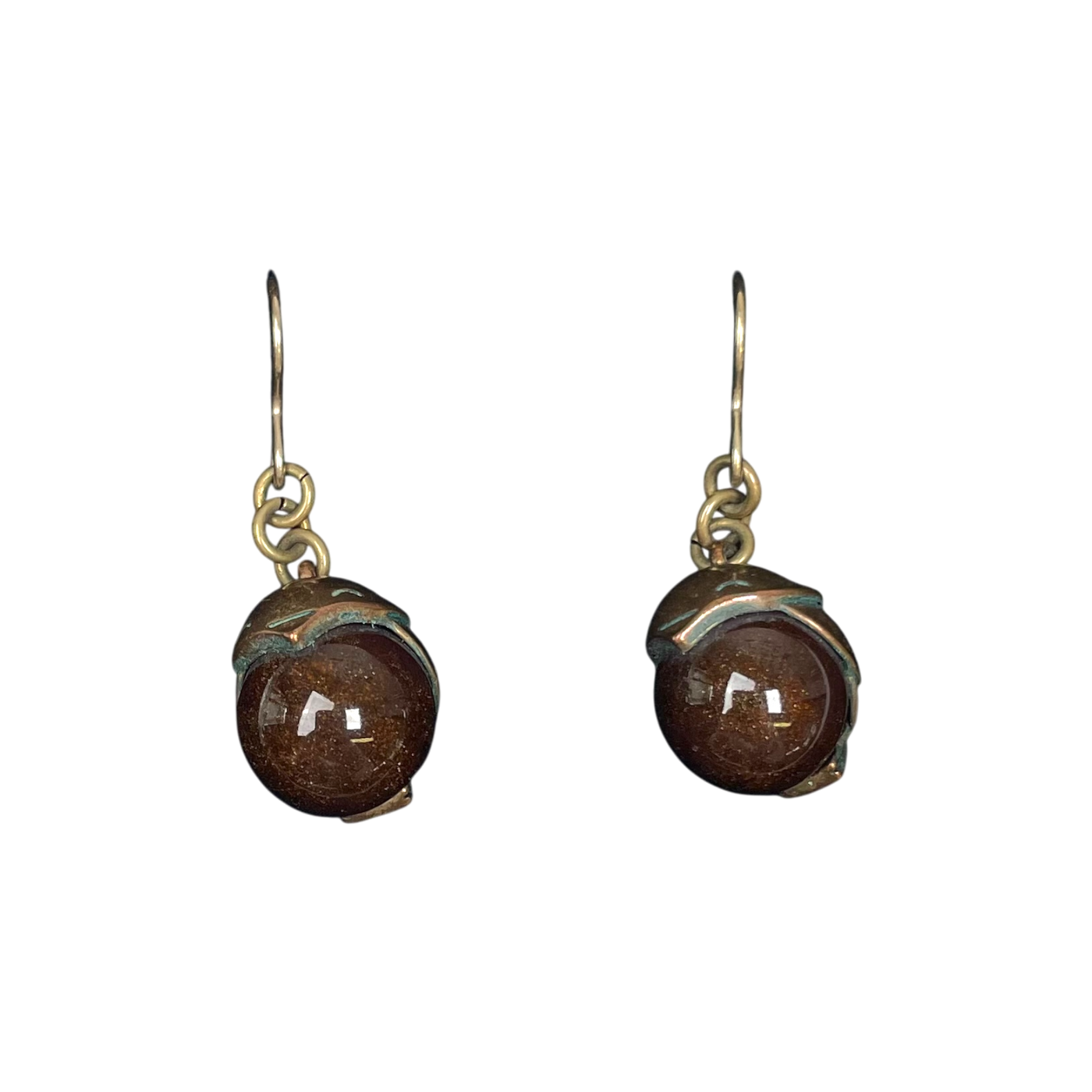 Kalevala Koru tintti earrings, bronze