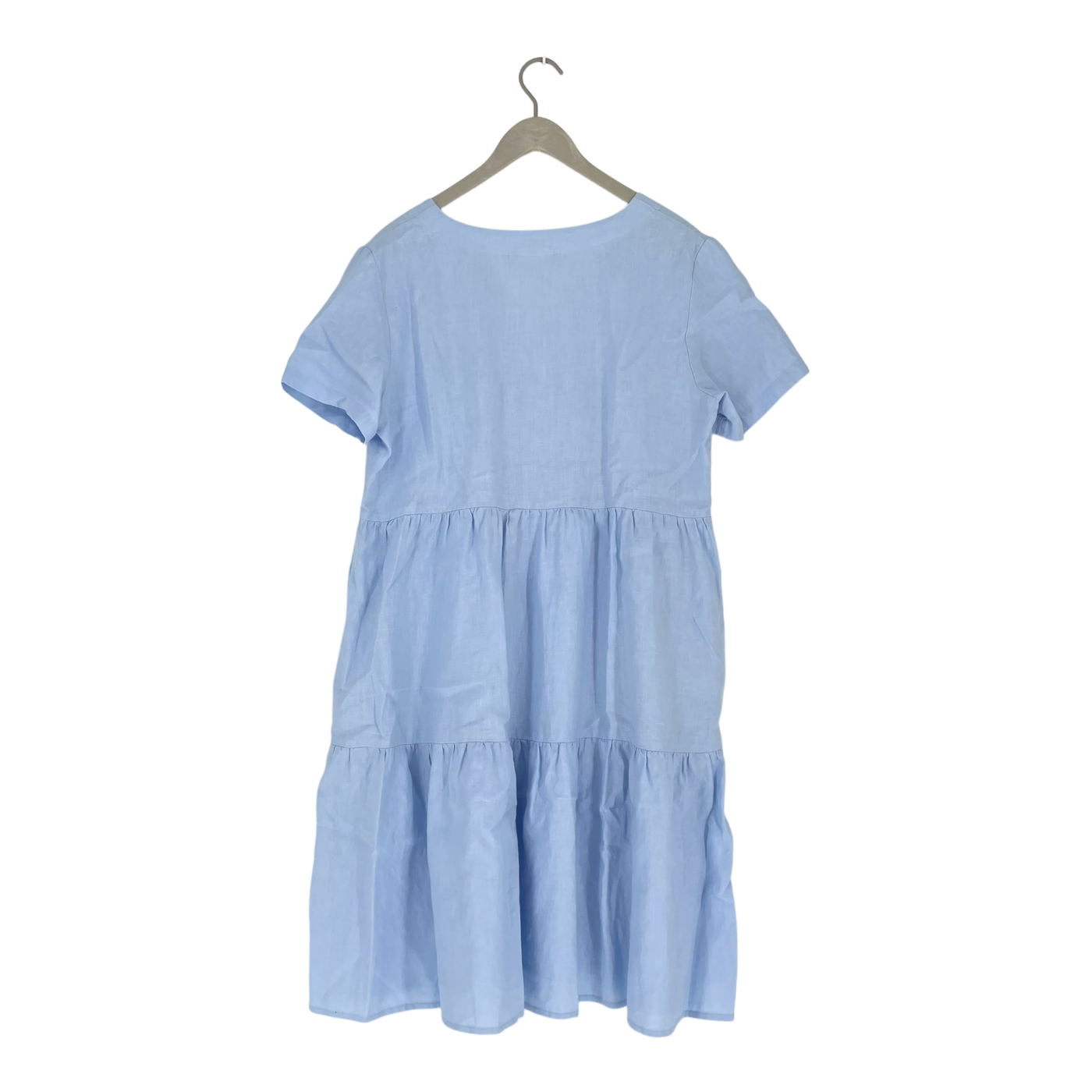 Nakoa linen layered dress, baby blue | woman L