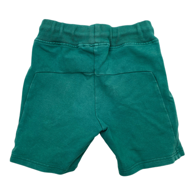 Gugguu sweatshorts, emerald green | 98cm