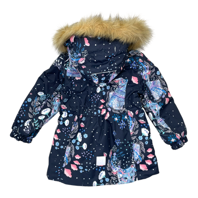 Reima muhvi winter jacket, flowers | 104cm