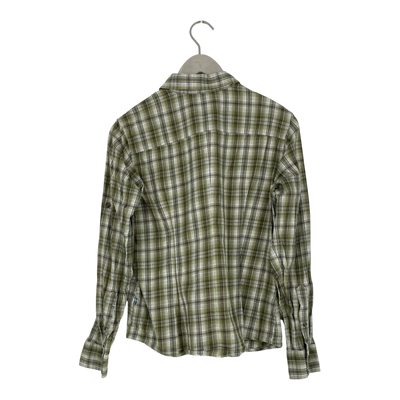 Fjällräven flanell shirt, green | woman M