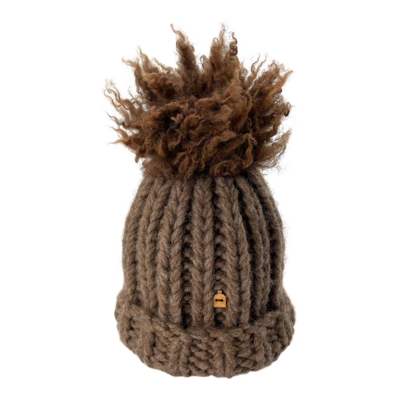 Myssyfarmi pom beanie, taupe brown | onesize