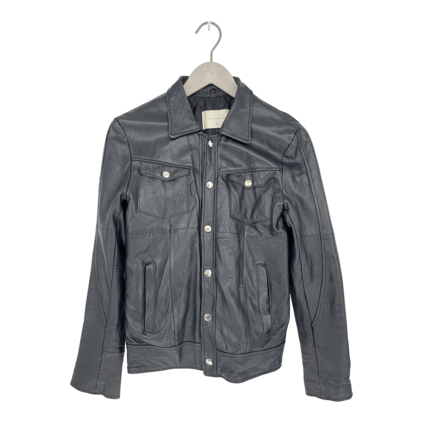 Deadwood leather jacket, black | woman 36