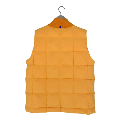 Embassy of Bricks and Logs warwick puffer vest, yellow | unisex L