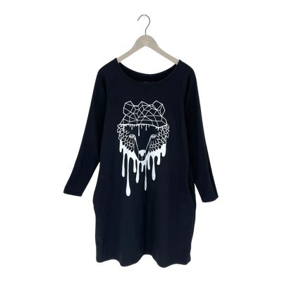Uhana sweat dress, wolf | woman XXL