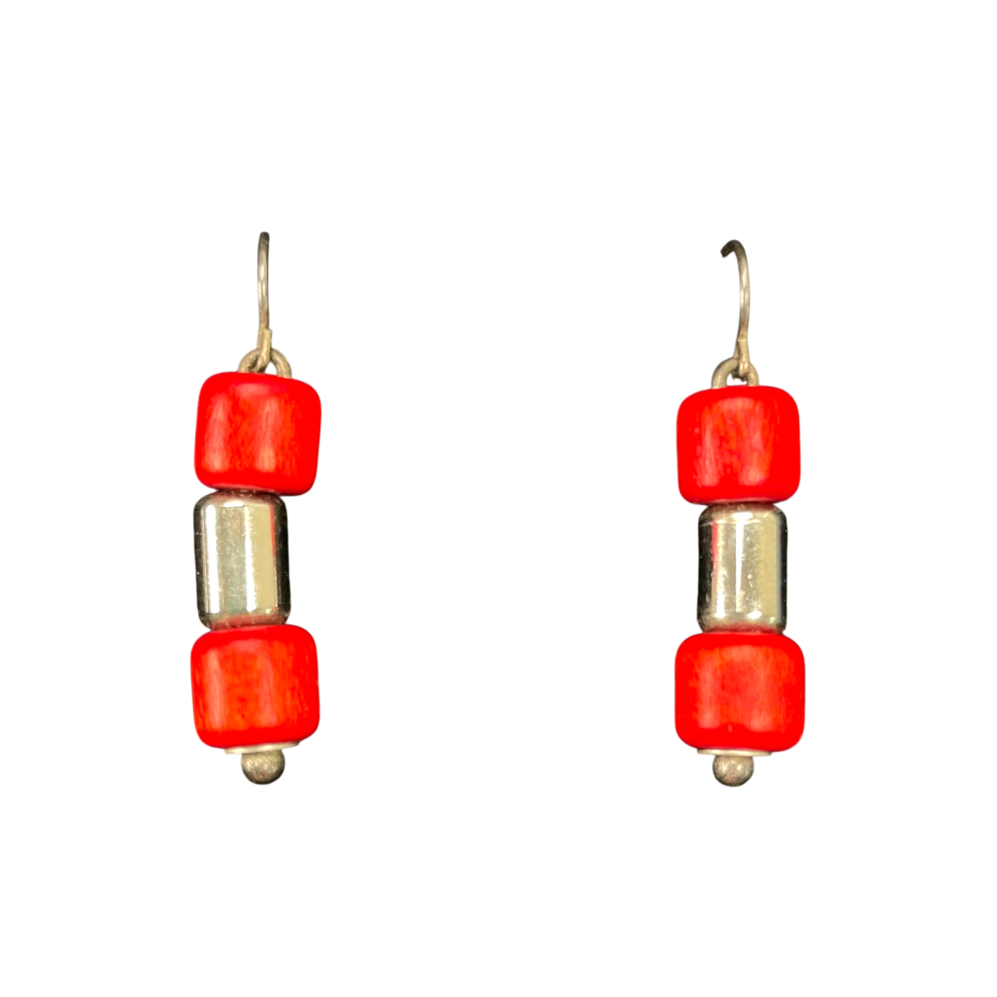 Aarikka earrings, red