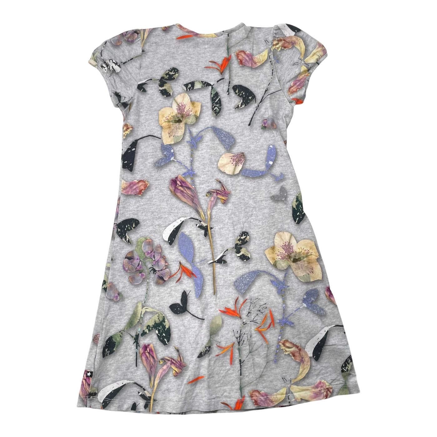 Molo t-shirt dress, paper petals | 134/140cm