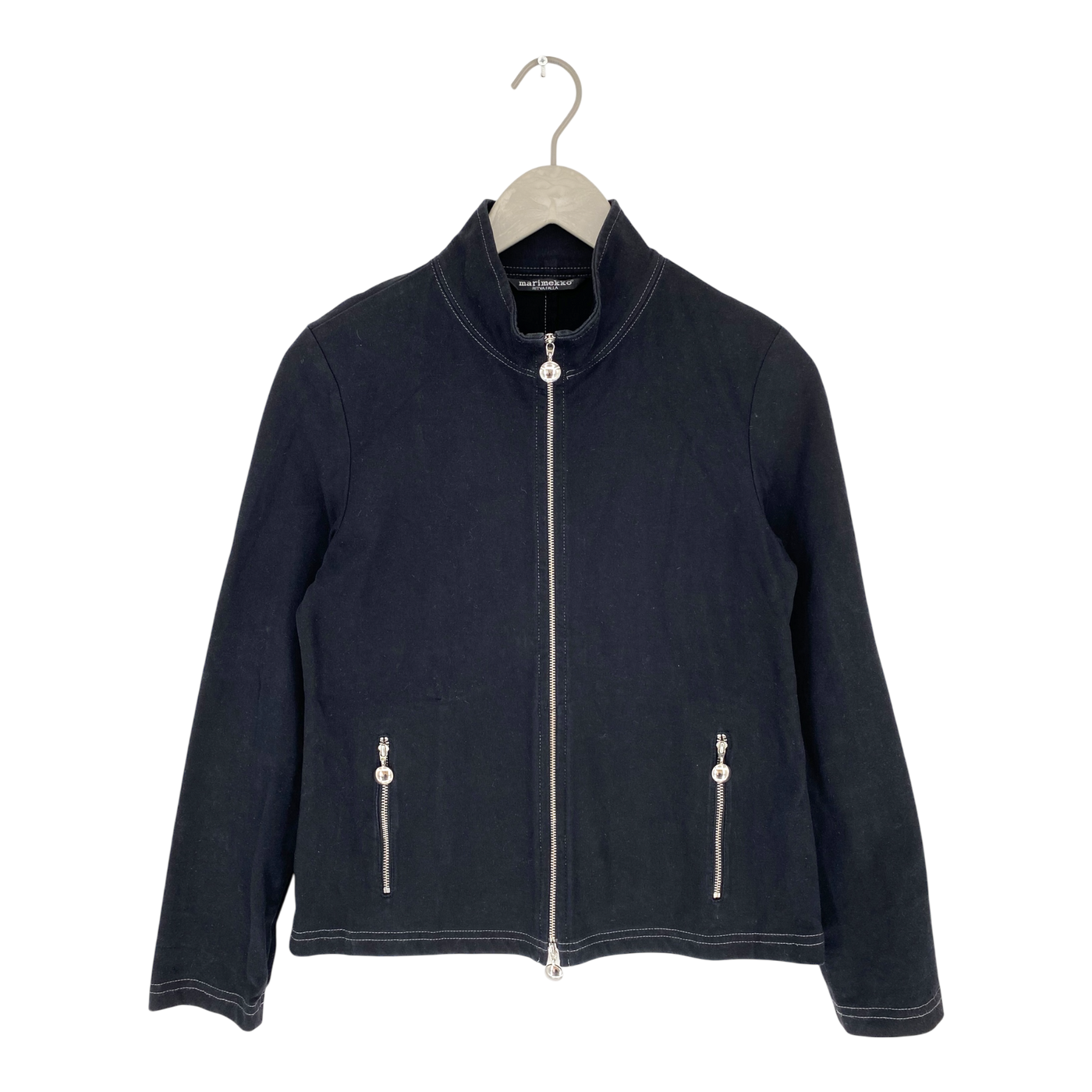 Marimekko sweat jacket, black | woman XS