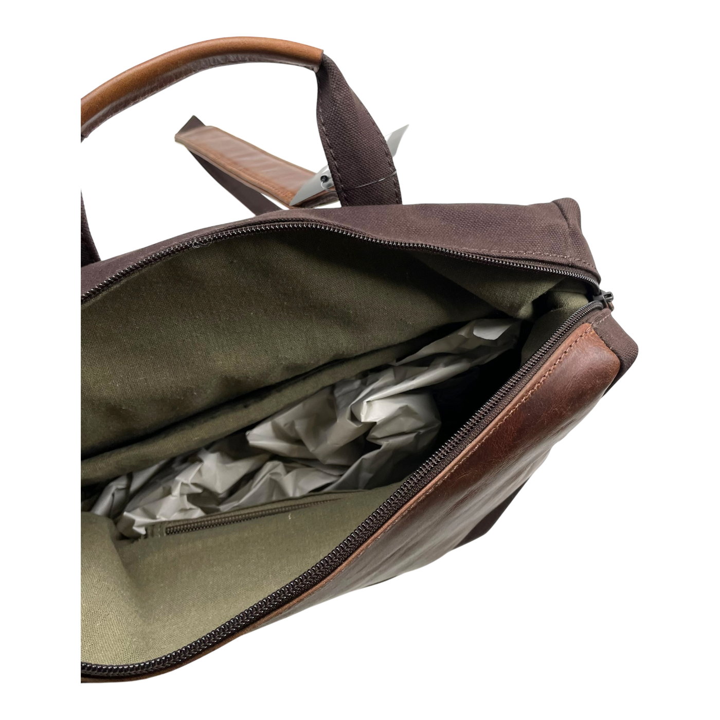 Harold's Bags wax backpack, brown