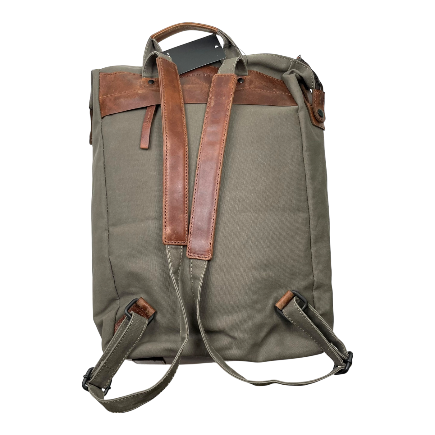 Harold's Bags wax backpack, khaki/brown