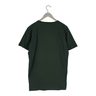 Makia brand t-shirt, hunter green | man M