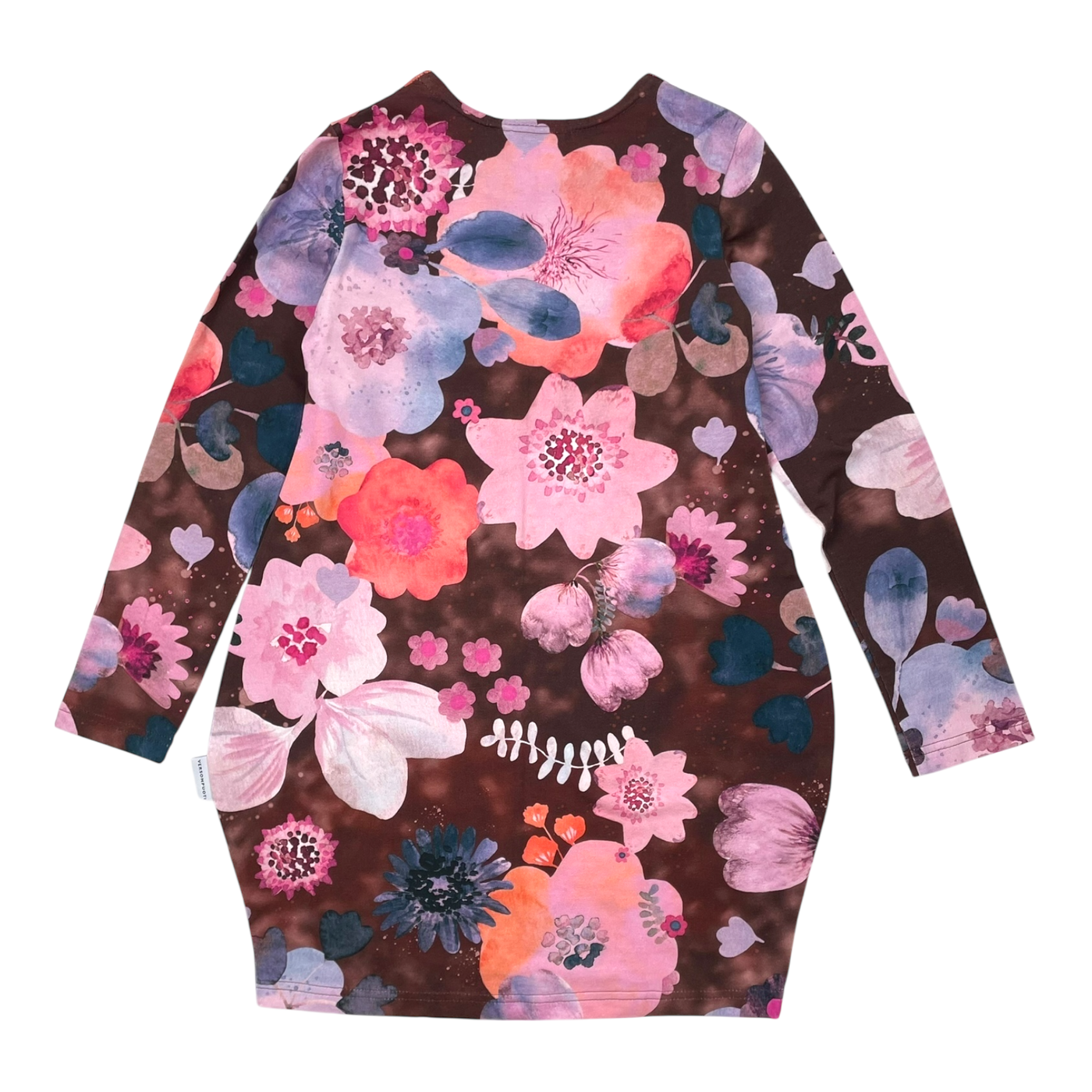 Versonpuoti tunic dress, flowers | 128/134cm