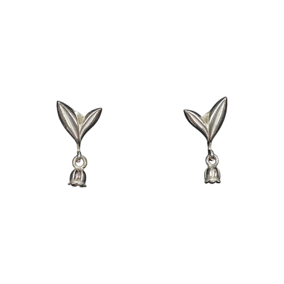 Kalevala Koru kielo earrings, silver