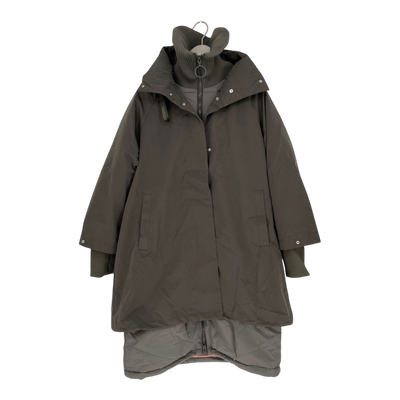 Embassy of Bricks and Logs Selma modular parka, black olive | woman S