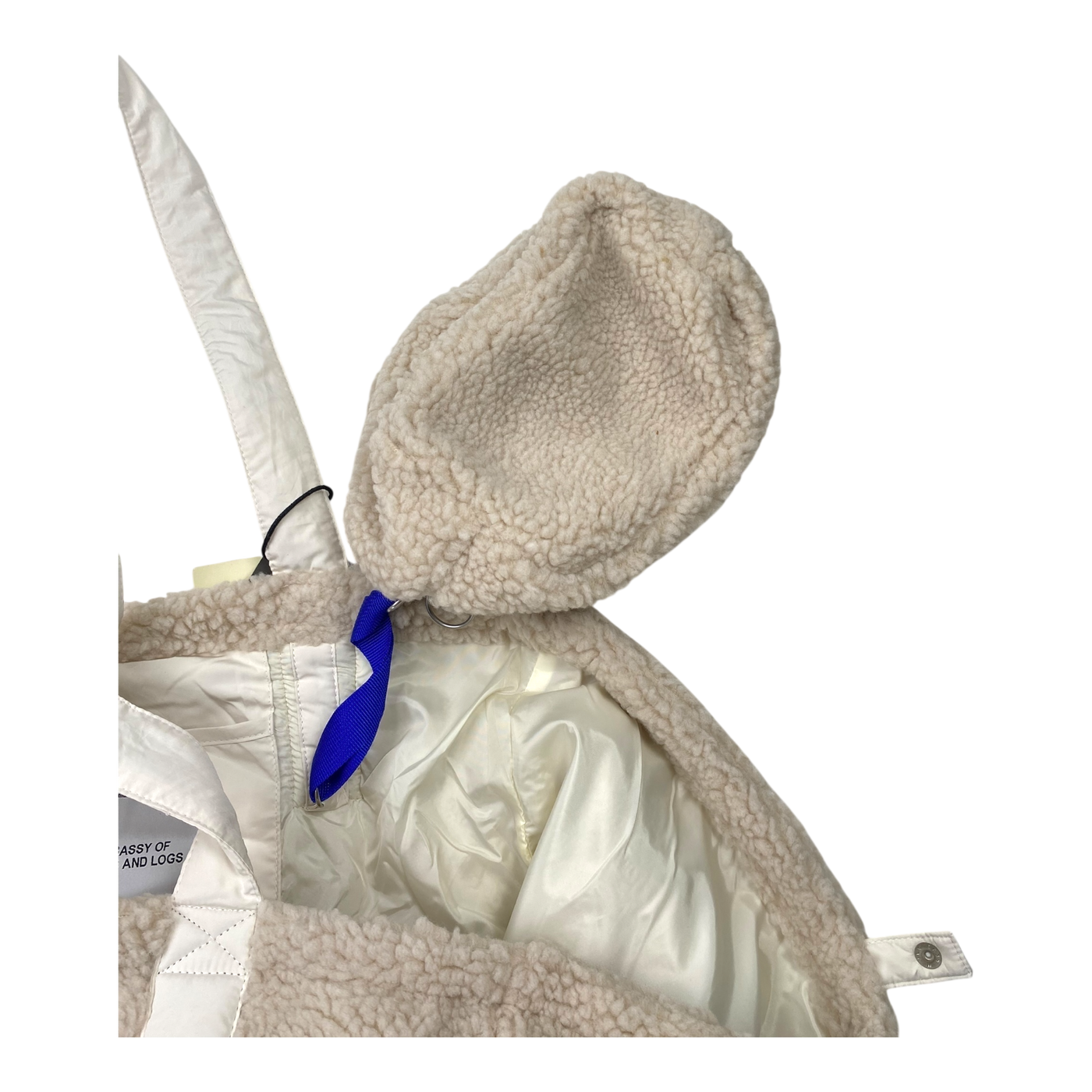 Embassy of Bricks and Logs kodiak combat teddy bag, cream | onesize