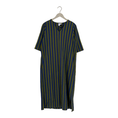 Mainio woven dress, blue/green | woman S