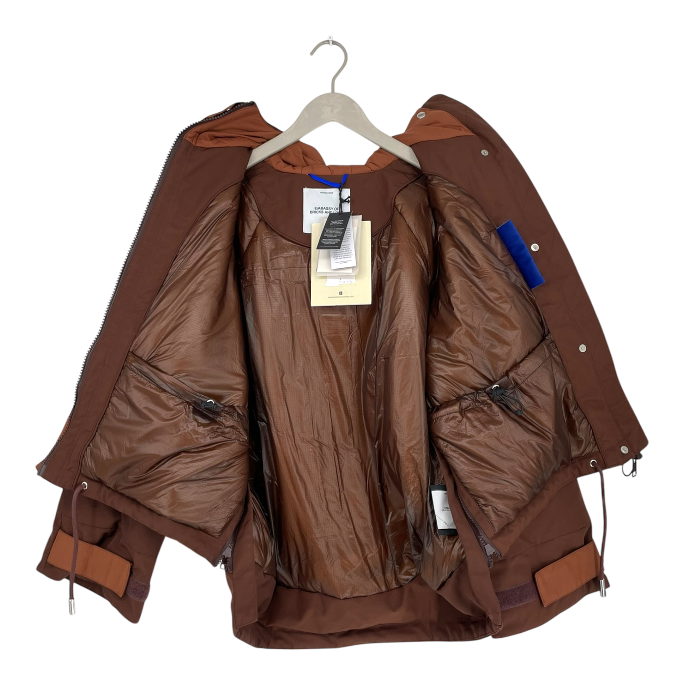 Embassy of Bricks and Logs Oslo utility jacket, burgundy | unisex S