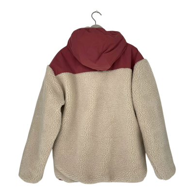 Embassy of Bricks and Logs vallen sherpa jacket, beige/pink | unisex L