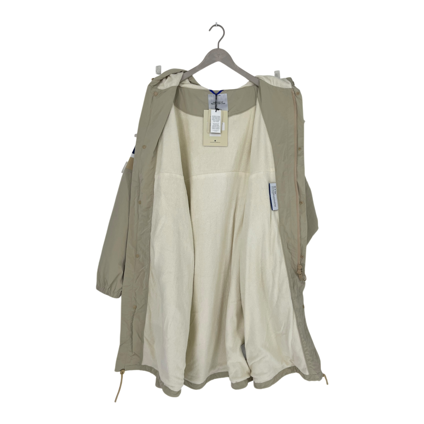 Embassy of Bricks and Logs covelo parka jacket, sand | unisex L