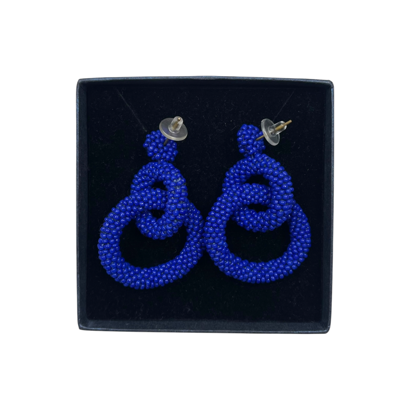 Kaiko gia earrings, royal blue