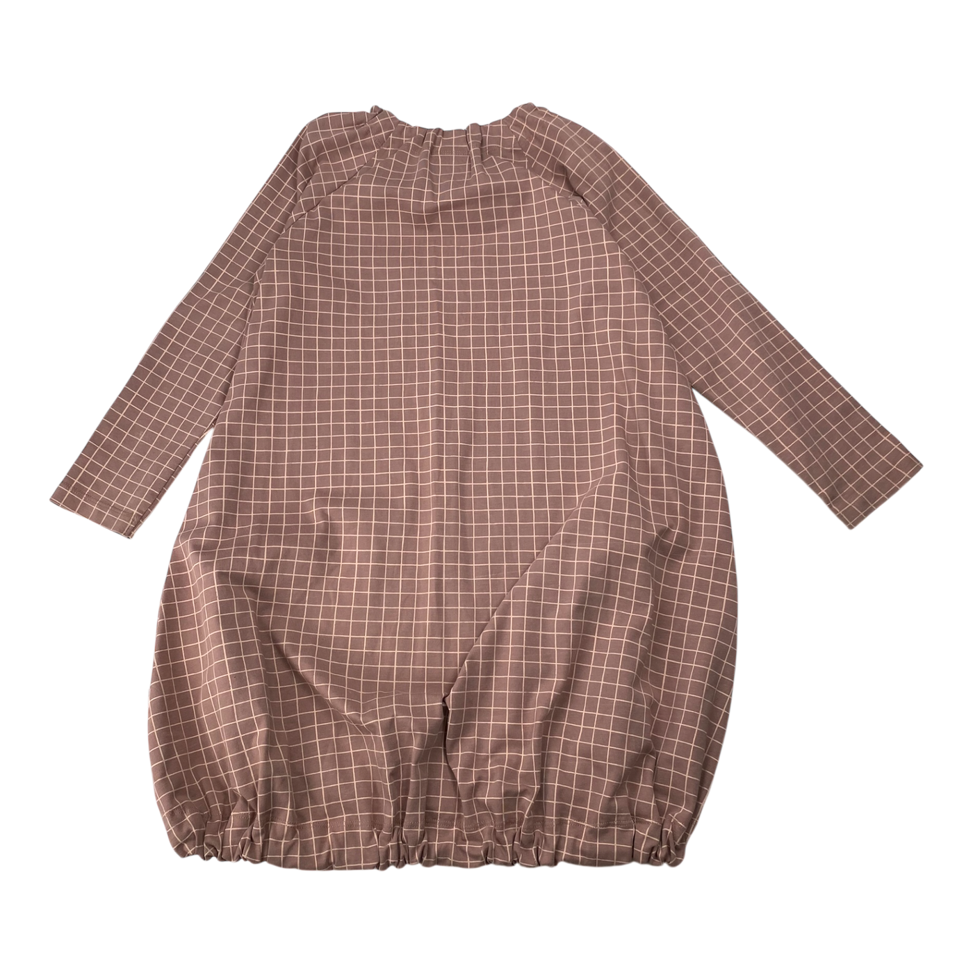 Papu pouch dress, squares | 122/128cm
