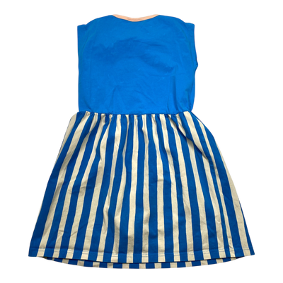Papu collar dress, blue | 134/140cm
