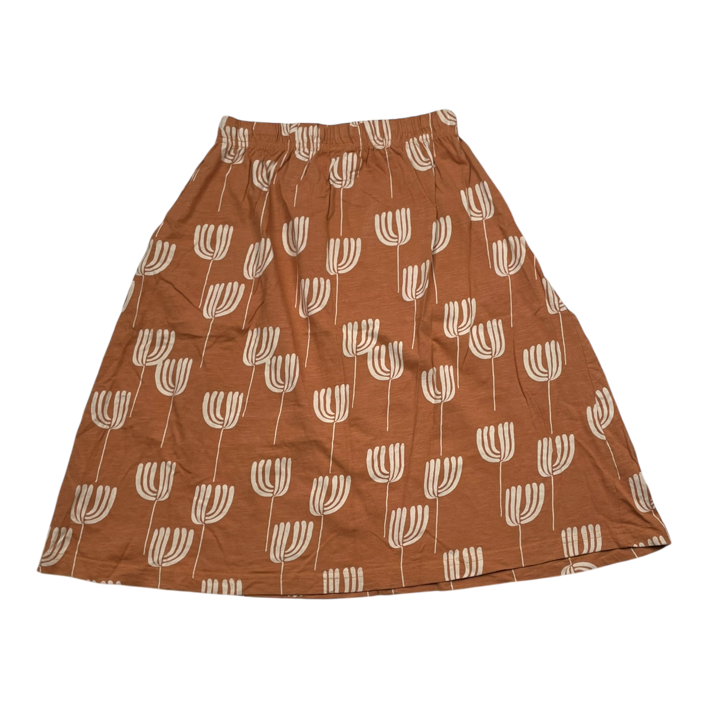 Mainio button skirt, flower | 122/128cm