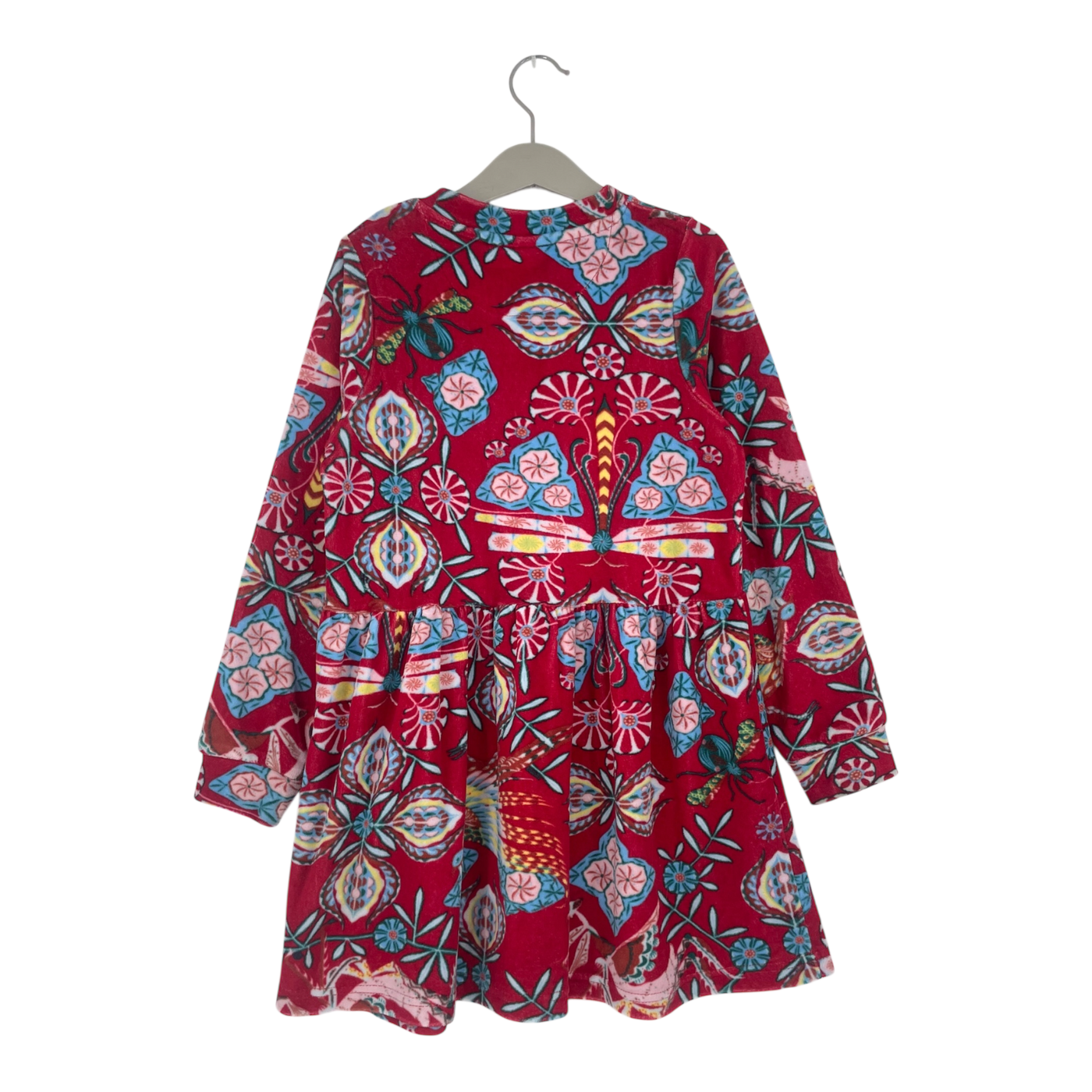 Reima samettiruusu dress, flowers | 122/128cm