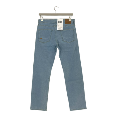 Mud Jeans bryce straigt jeans, light denim | man 33/32