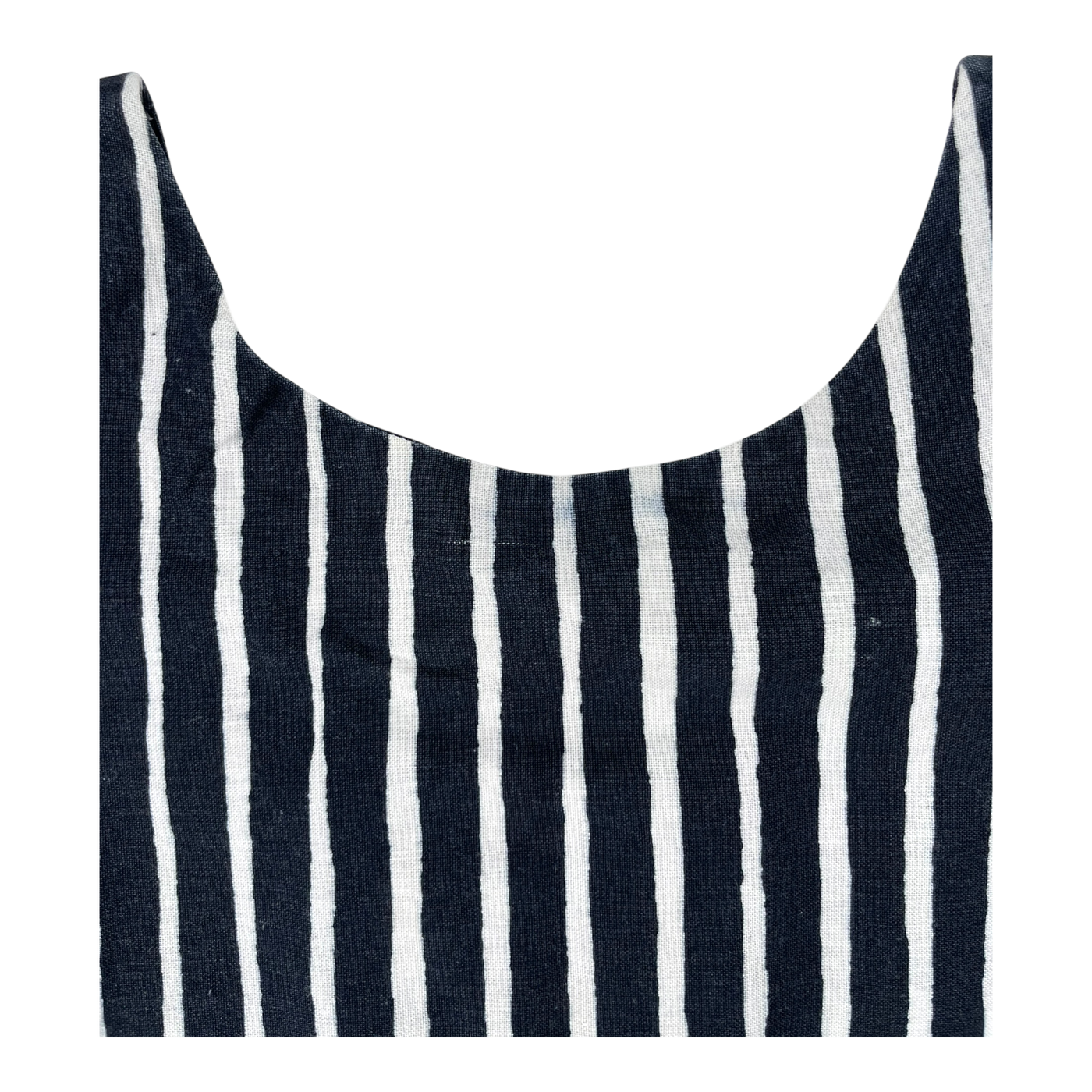 Marimekko vintage woven dress, stripes | 140cm