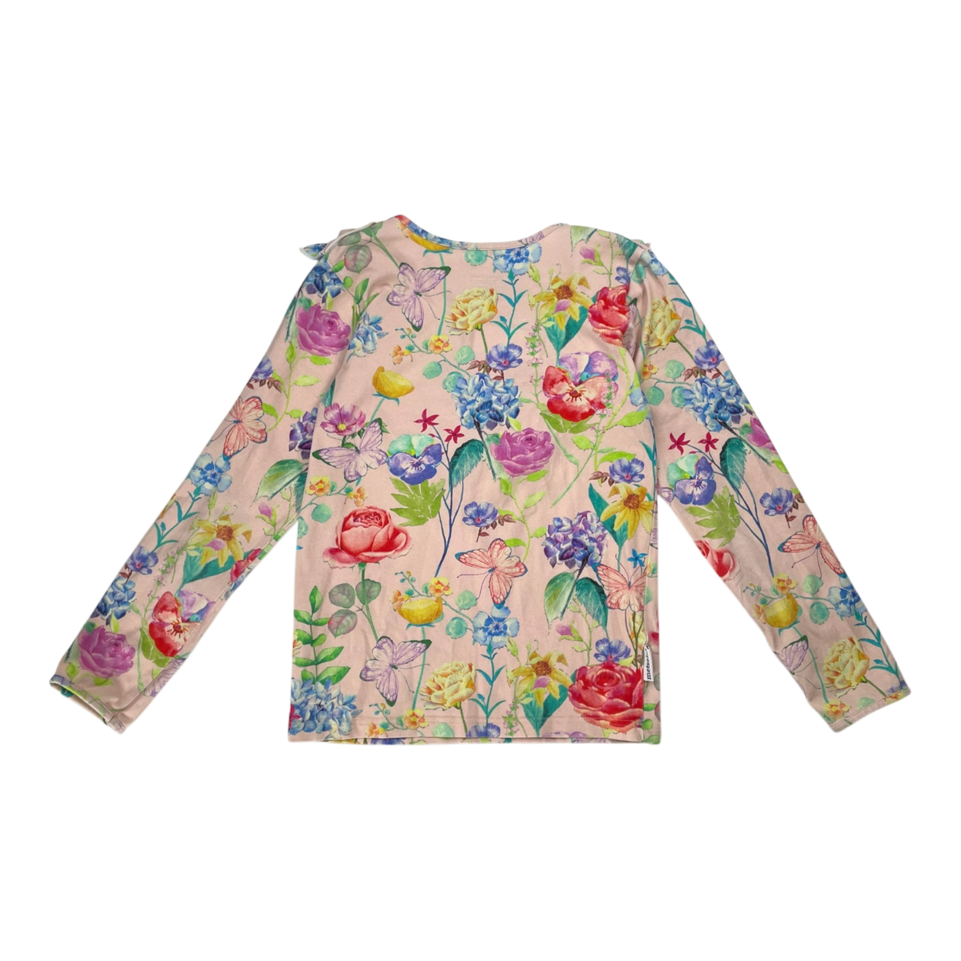 Metsola frilla shirt, flowers | 140cm
