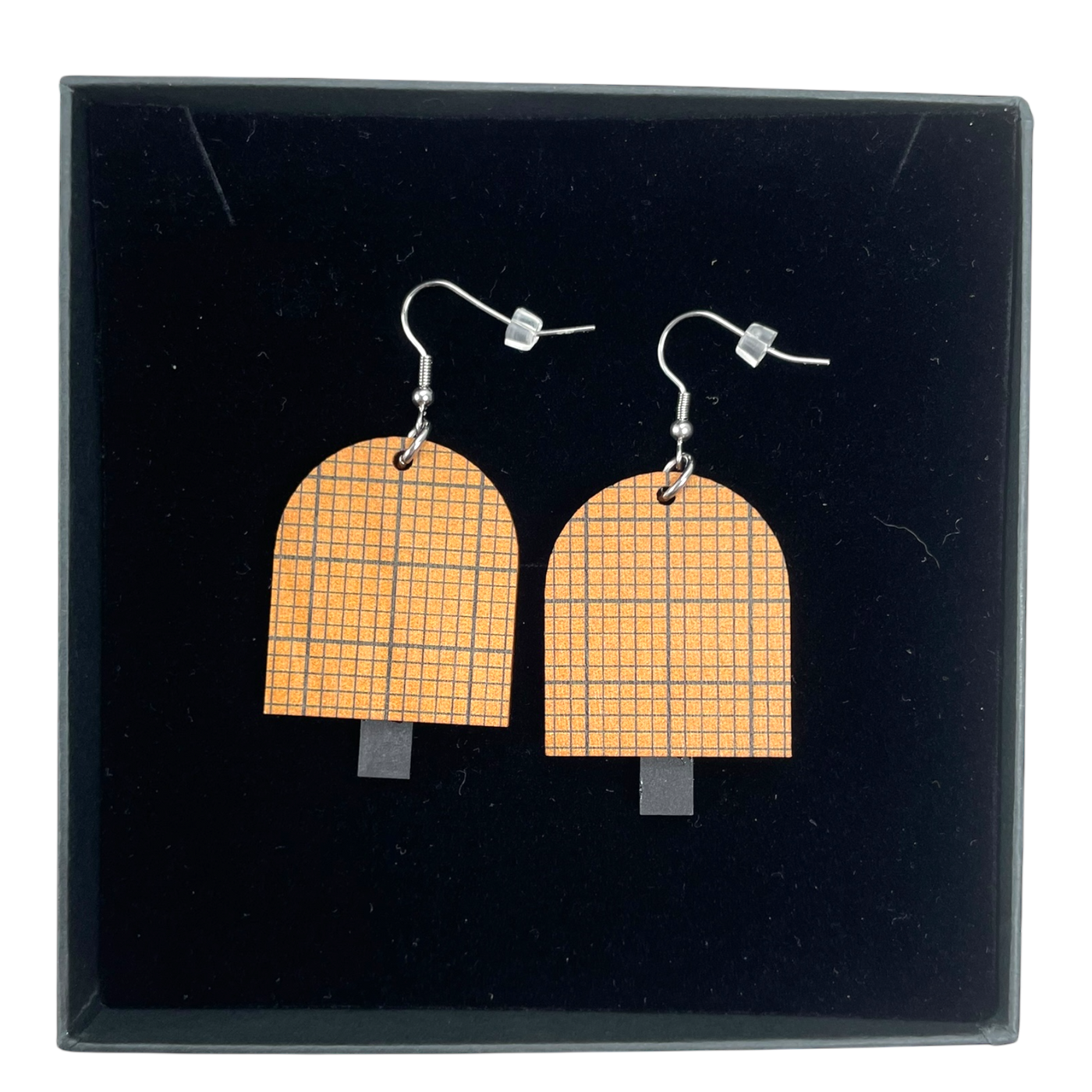 Yo Zen earrings, wooden