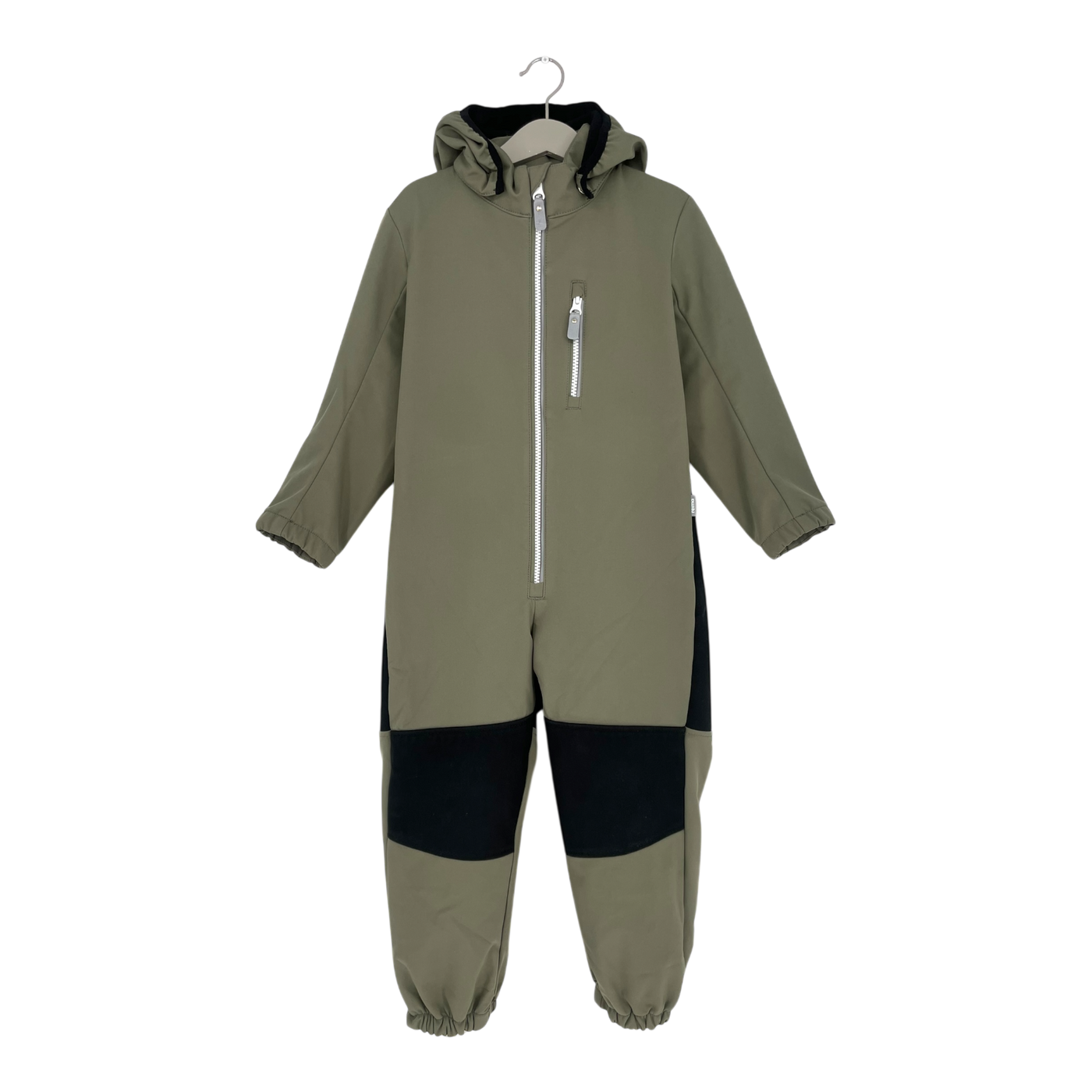 Reima nurmes softshell overall, moss green/black | 104cm