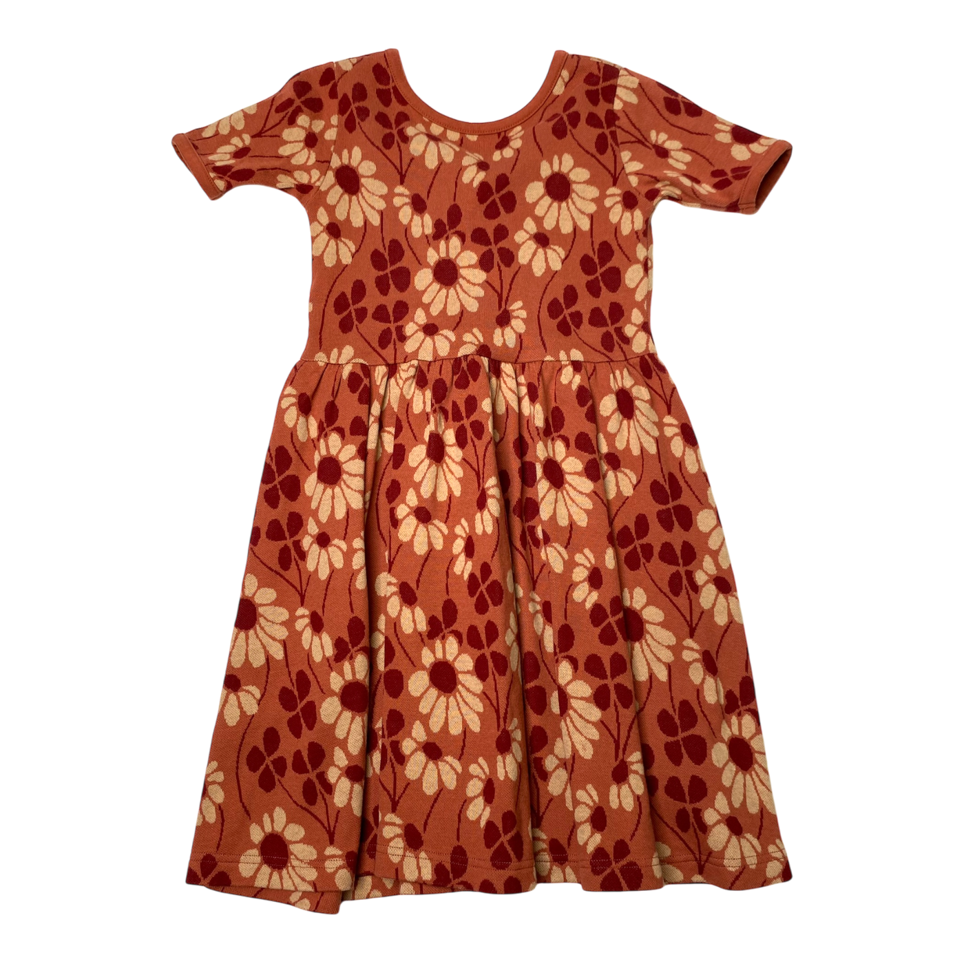 Mainio jacquard dress, dahlia | 122/128cm