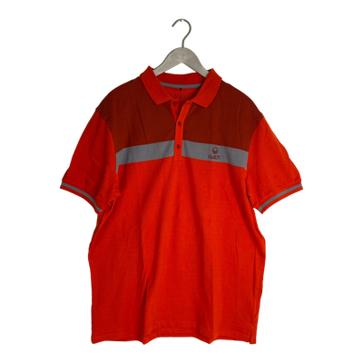 Halti collar shirt, orange | man XXXL