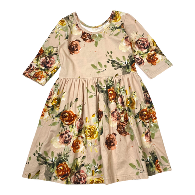 Kaiko dress, rose yard | 122/128cm