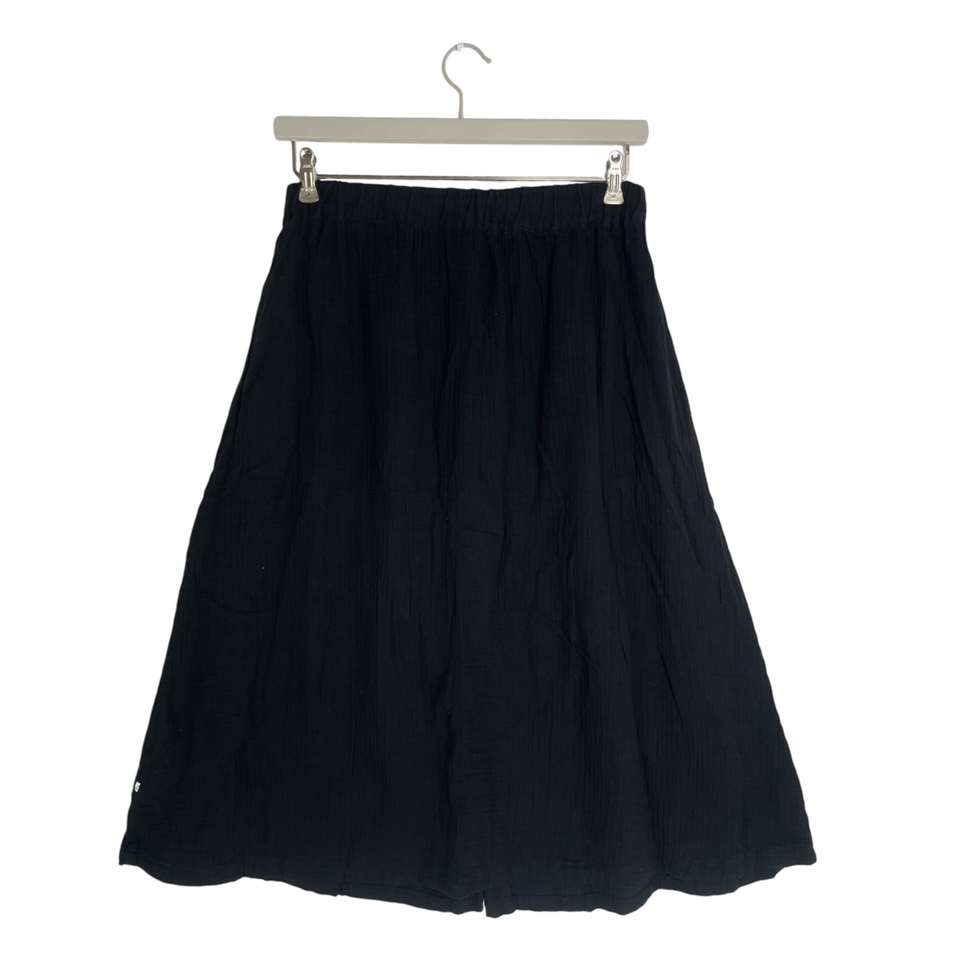 Kaiko muslin button skirt, black | woman L