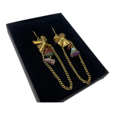 Kaiko Fiona earrings, stones