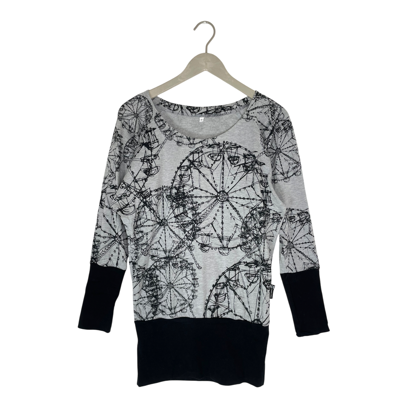 Ommellinen shirt with cuffs, ferris wheel | woman S