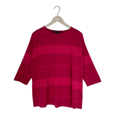 Falla pihta long tricot shirt, red stripes | woman S