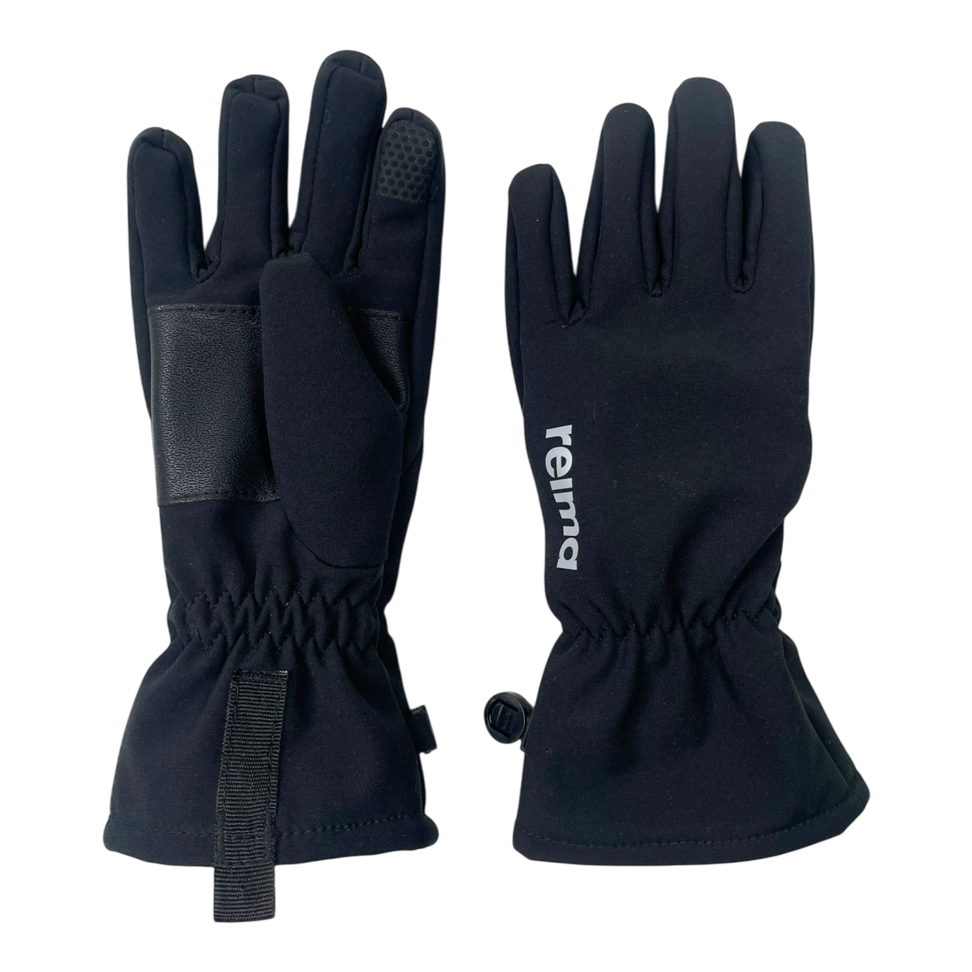 Reima softshell gloves, black | 6-8y