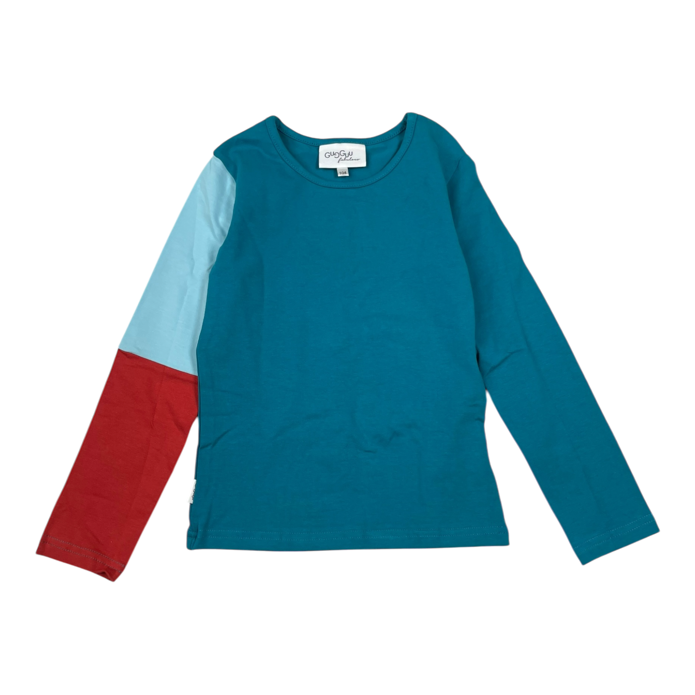 Gugguu shirt, teal | 104cm